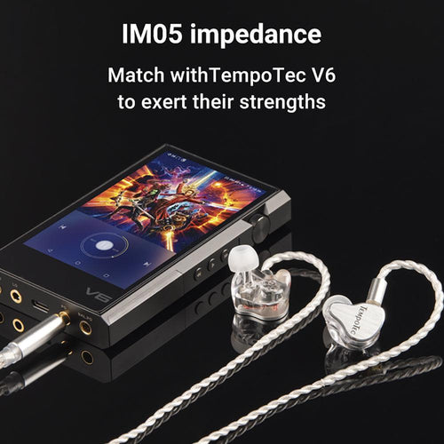 TempoTec IM05 3.5mm cable-detachable,0.78mm pin HiFi in-ear earphones 1DD+4BA