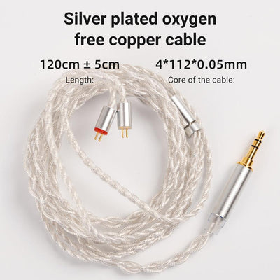 TempoTec IM05 3.5mm cable-detachable,0.78mm pin HiFi in-ear earphones 1DD+4BA